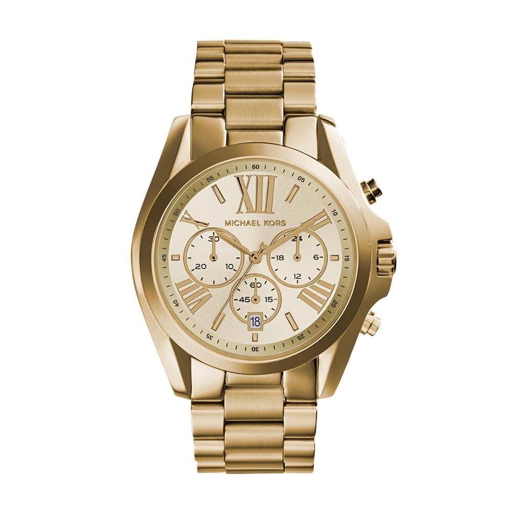 Michael Kors Gold-Tone Chronograph Watch